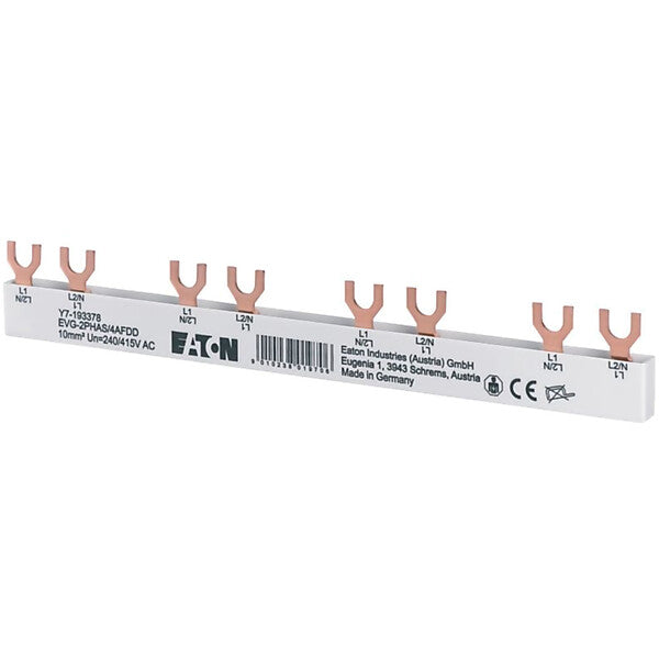 Eaton Phasenschiene Busbar 10mm² 50A 690VAC/DC EVG-2PHAS/4AFDD